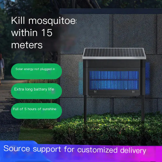 Solar Insect-Free Light for Gardens