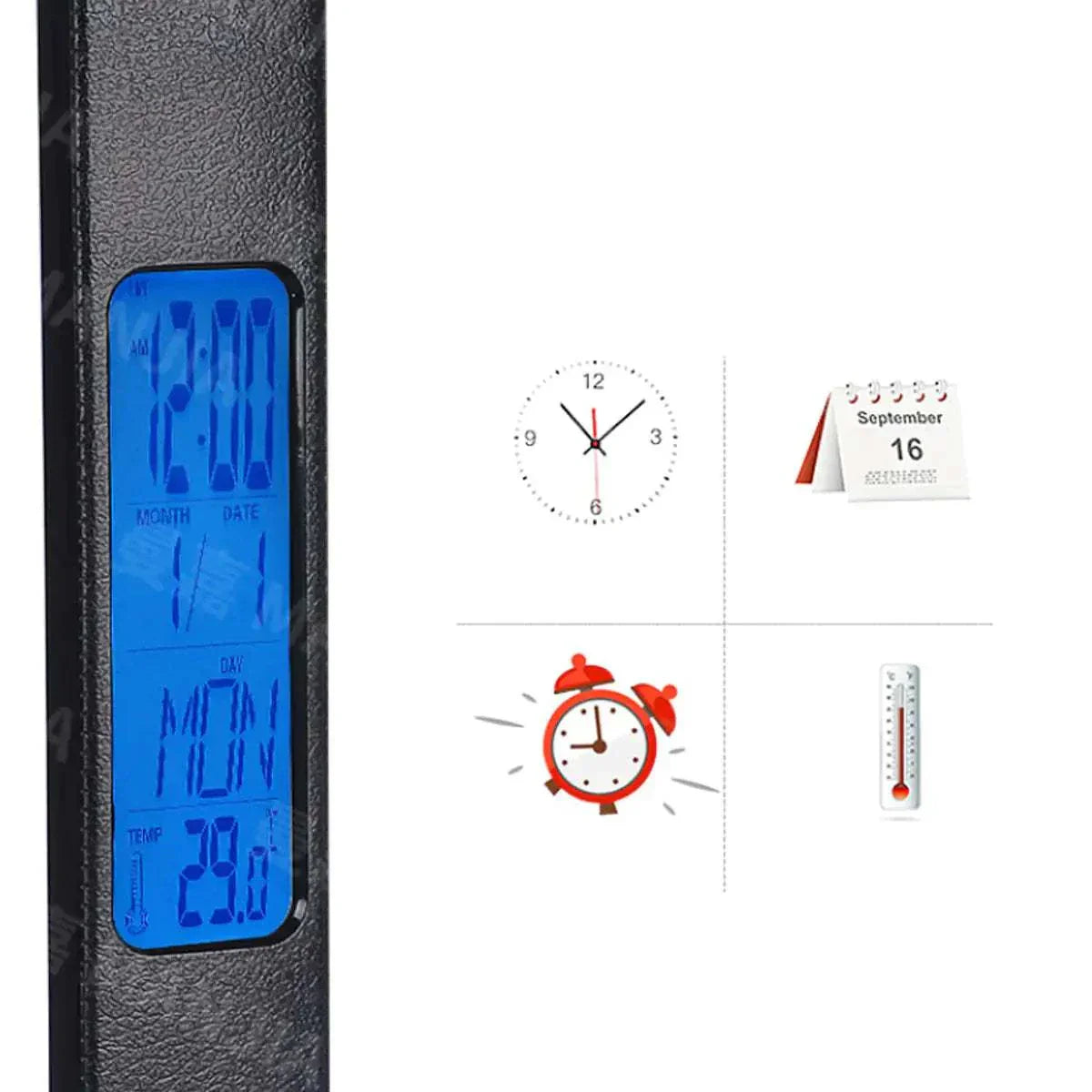 Lamp Plus 3 in 1 Lamp With Phone Charger, Clock And Thermostat | Helios Oasis Store