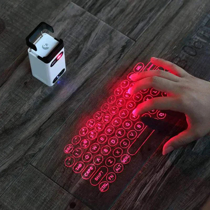 Wireless Laser Projection Virtual Keyboard for Devices | Helios Oasis Store