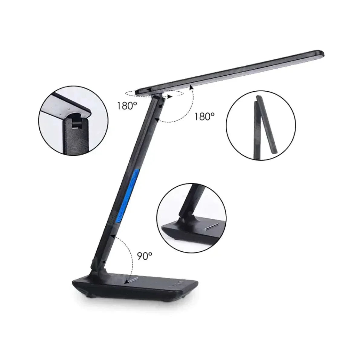 Lamp Plus 3 in 1 Lamp With Phone Charger, Clock And Thermostat | Helios Oasis Store