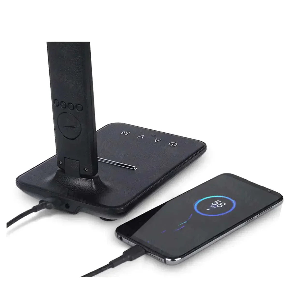 Lamp Plus 3 in 1 Lamp With Phone Charger, Clock And Thermostat | Helios Oasis Store