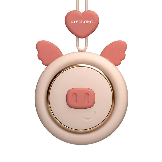 Mini Portable Neck Fan with USB Charging & 3 Speeds