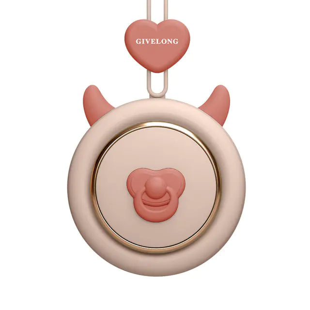 Mini Portable Neck Fan with USB Charging & 3 Speeds