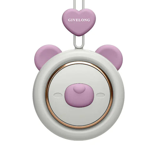 Mini Portable Neck Fan with USB Charging & 3 Speeds