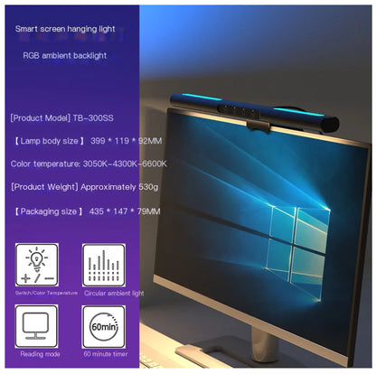 Vibrant Eye-Care Monitor Lamp